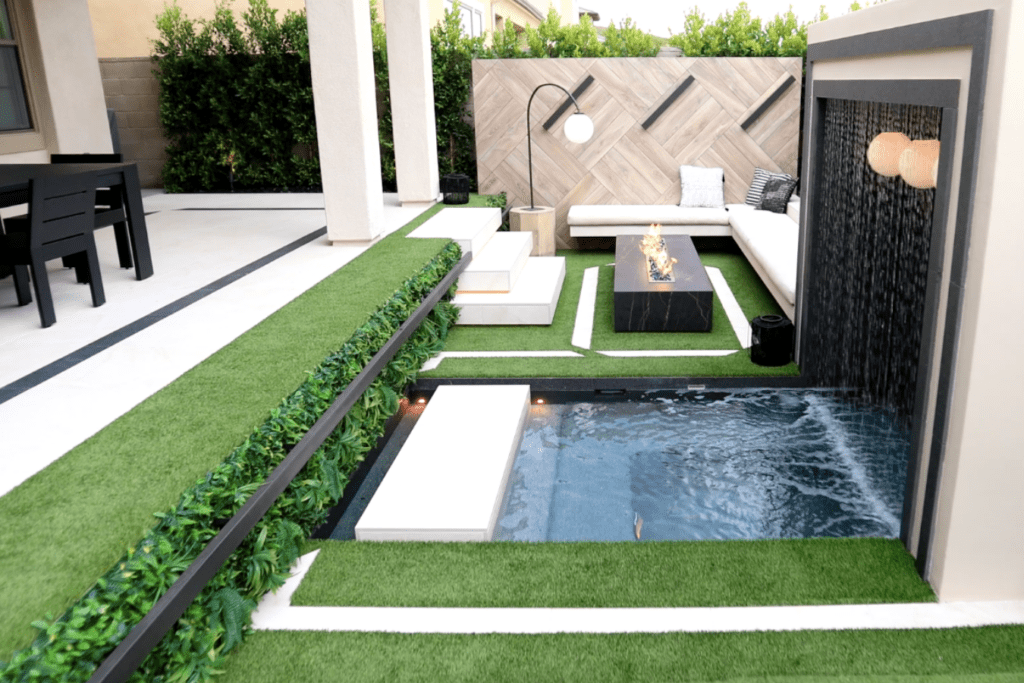 How We Turned An Small, Unusable Yard Into A Luxe Backyard Oasis ...