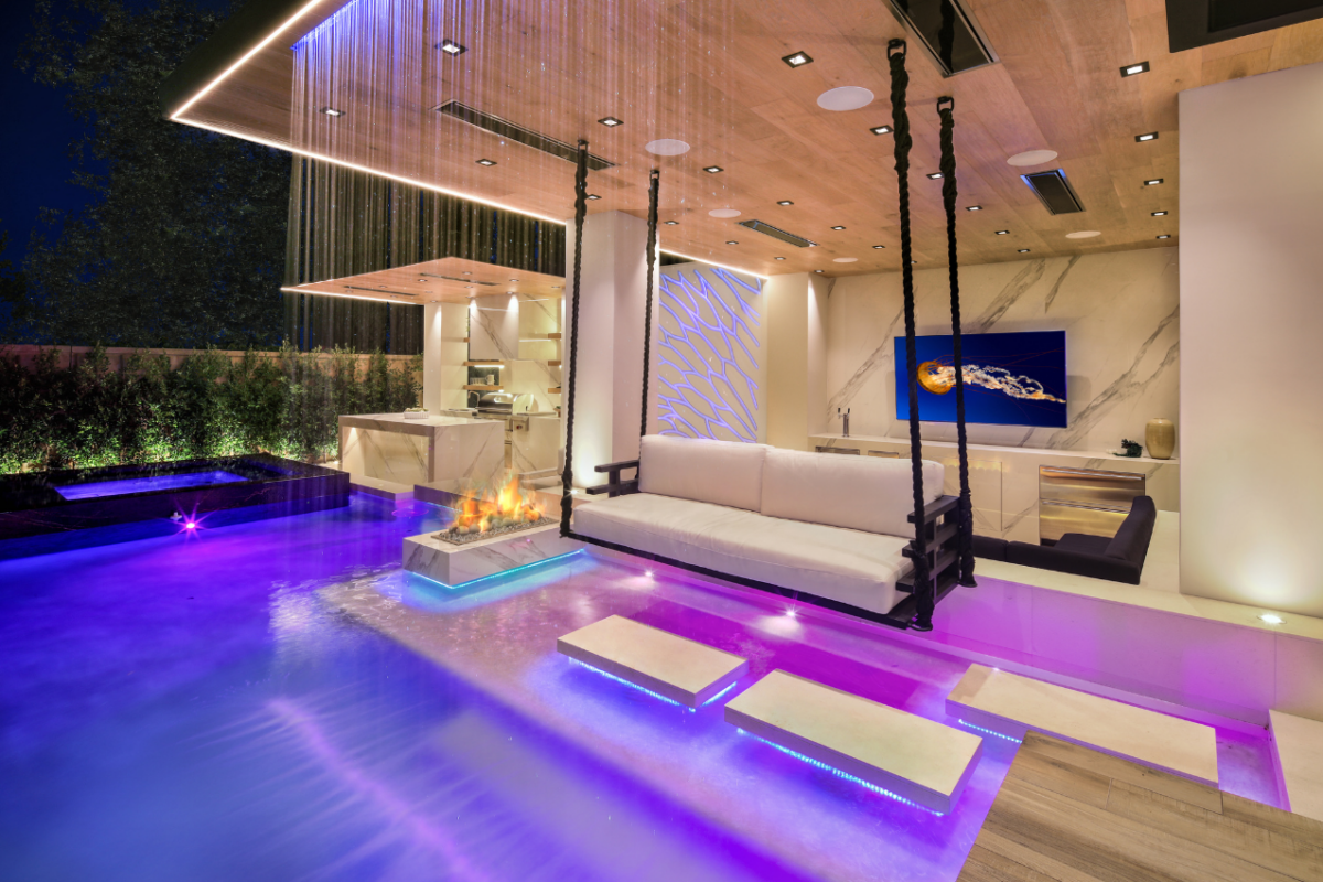 View of Elevating Outdoor Spaces with Luxury Lighting - Foxterra Design